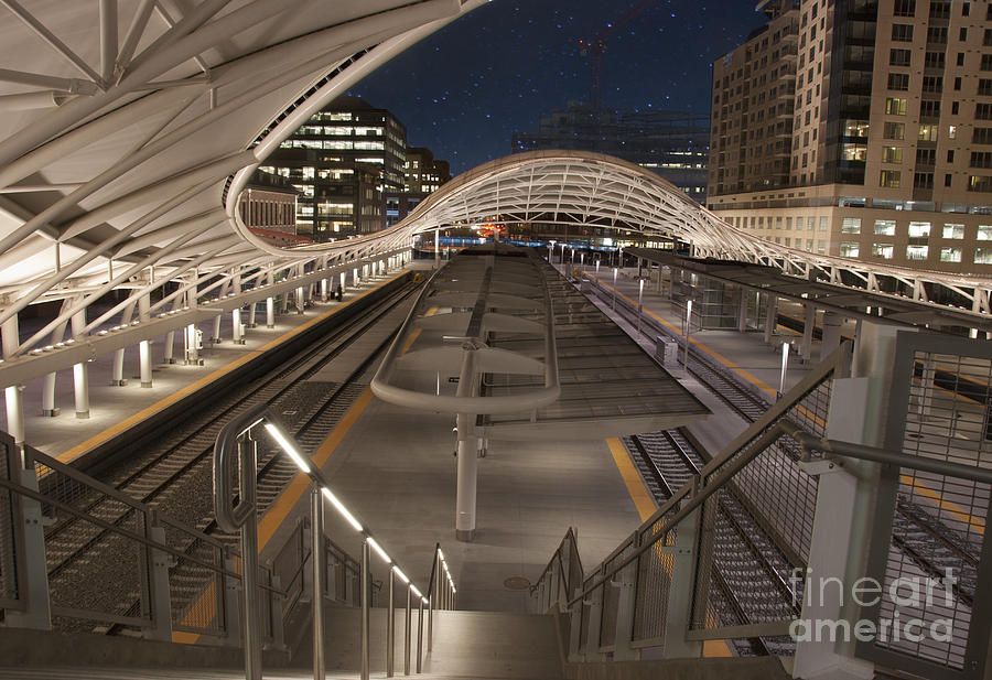 Union Station at Night  Photograph by Juli Scalzi