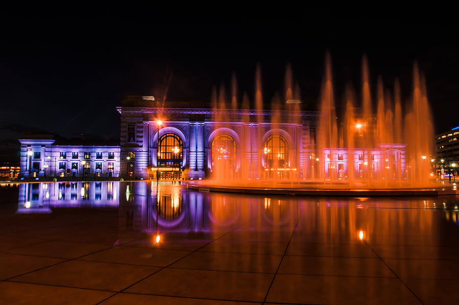 Union Station Fountian Photograph By Clay Swatzell 