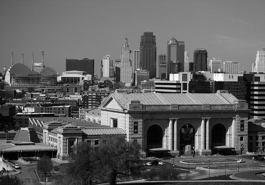 Union Station in Black and White Photograph by Glory Ann Penington