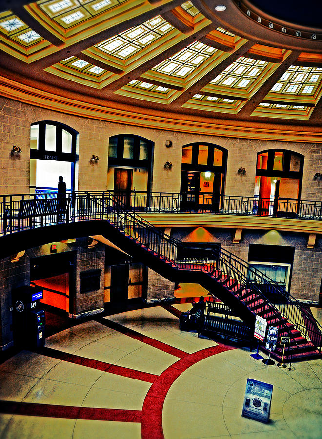 Union Station Solitude Photograph by Mike Martin