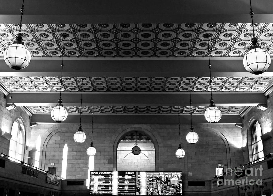 New Haven Photograph - Union Station Waiting - New Haven by James Aiken