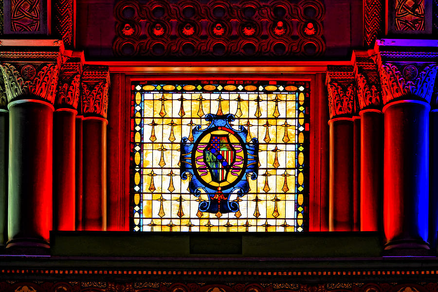 Union Station Window In Grand Hall Dsc03691 Photograph By Greg 