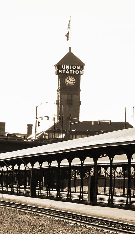 Union Street Station Clock Tower Photograph by Patricia Babbitt