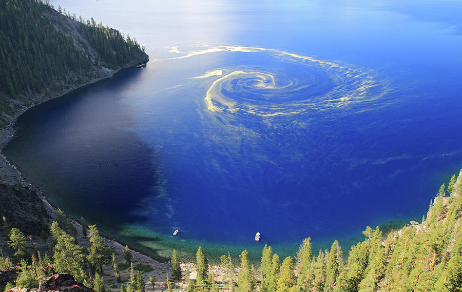 Unique And Unusual Swirl Of Pollen At Photograph by Pierre Leclerc Photography