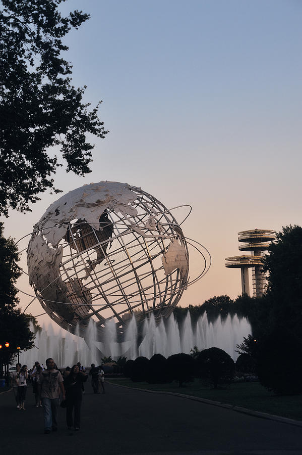 Architecture Photograph - Unisphere II by Marianne Campolongo