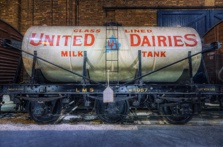 United Daries Milk Tank Photograph by Ian Mitchell