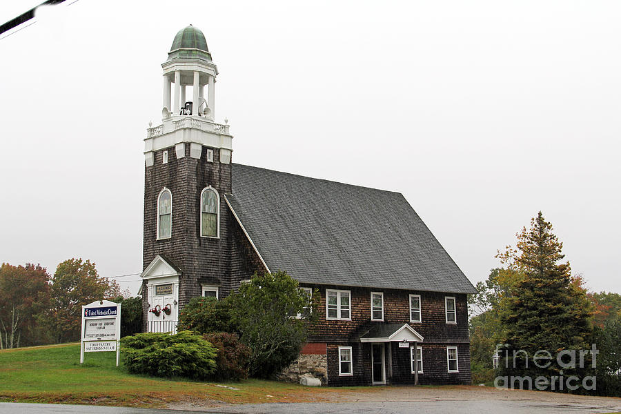 United Methodist Church New Harbor Maine Photograph