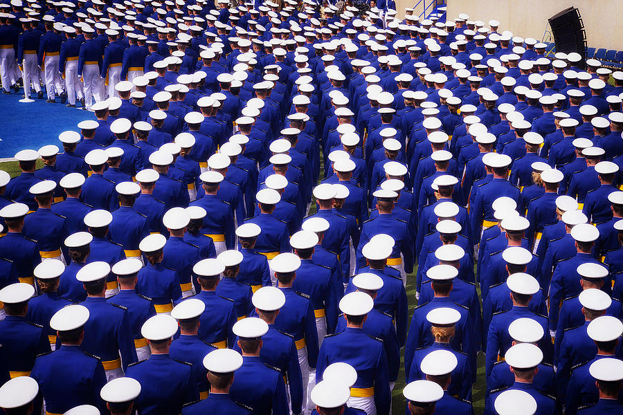 Colorado Springs Photograph - United States Air Force Academy Graduation 2013 by Mountain Dreams