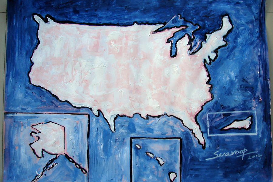 United States Painting by Anand Swaroop Manchiraju
