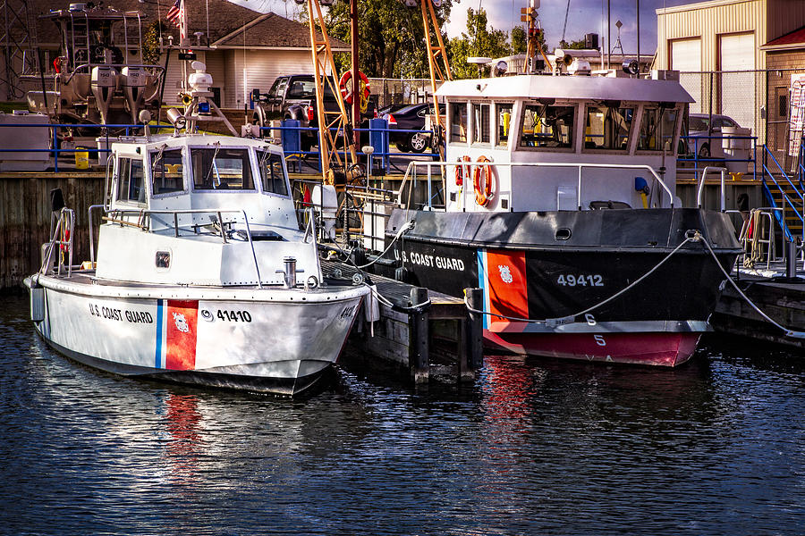 United States Coast Guard Boats Photograph by Debra and Dave Vanderlaan