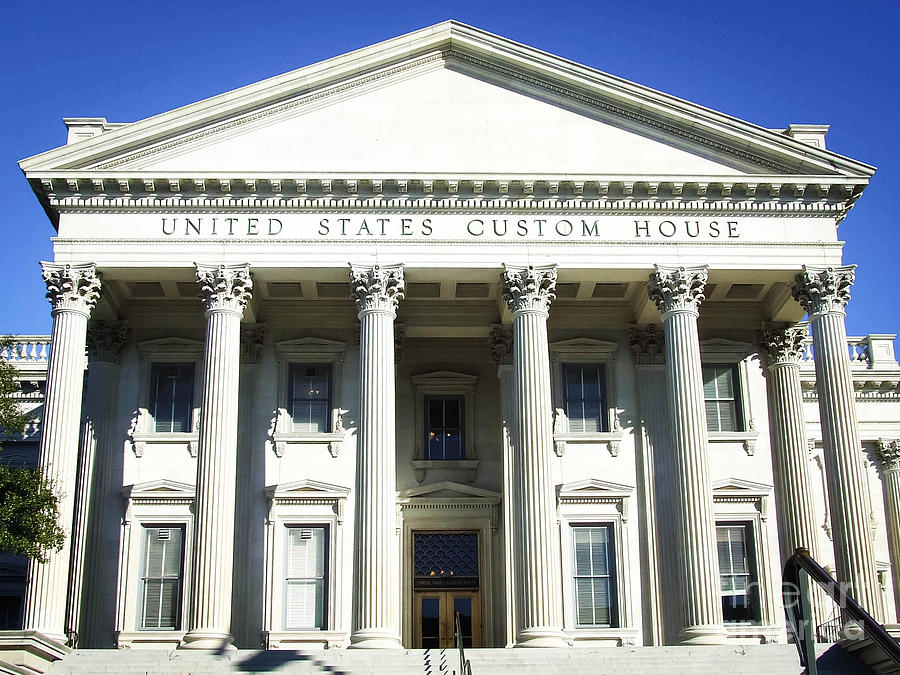 United States Custom House - Charleston SC Photograph by Andrea Anderegg