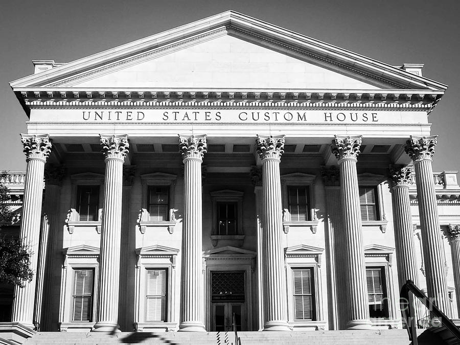 United States Custom House - Charleston SC Photograph by Andrea Anderegg