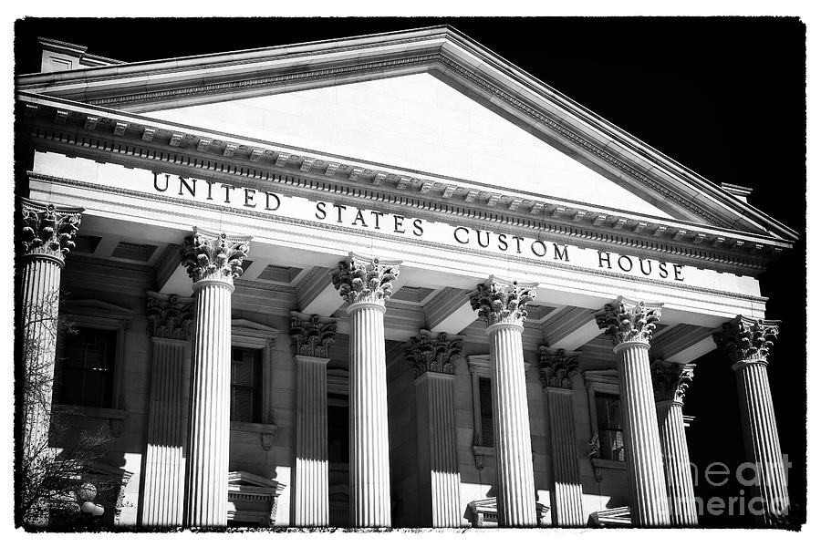 United States Custom House Photograph By John Rizzuto