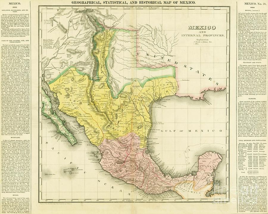 United States of Mexico - 1822 Drawing by Roberto Prusso | Fine Art America