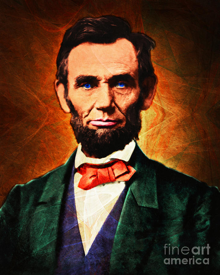 United States President Abraham Lincoln 20140914 Photograph by Wingsdomain Art and Photography
