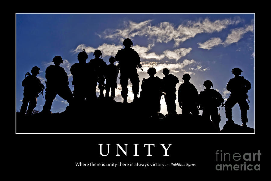 Unity Inspirational Quote Photograph by Stocktrek Images