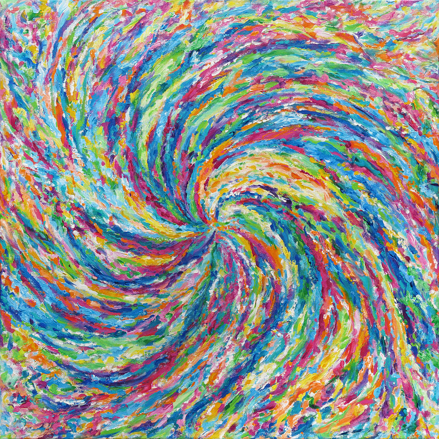 Grateful Dead Painting - Universal Life Force 01 by Julie Turner