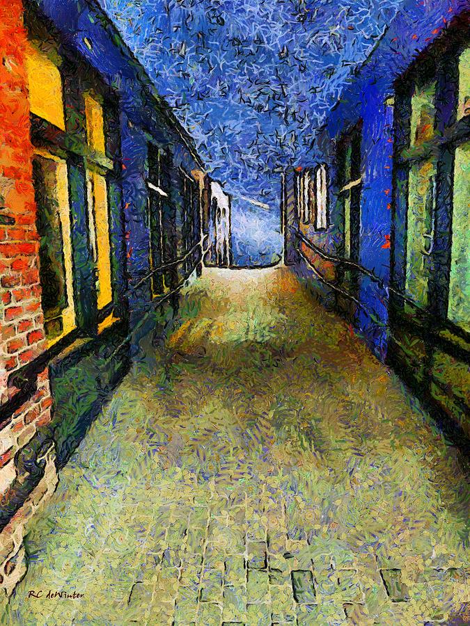 Universe Alley Painting by RC DeWinter