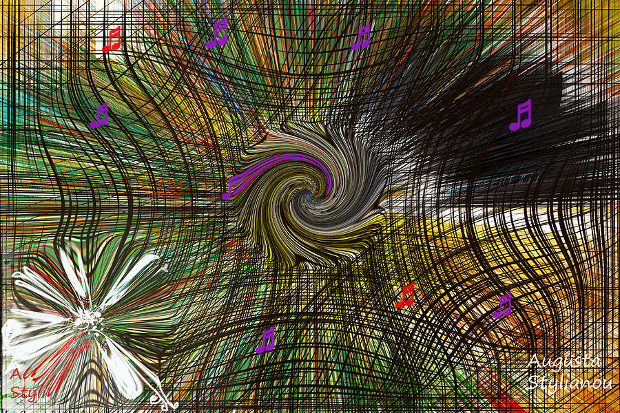 Universe Grid Digital Art by Augusta Stylianou