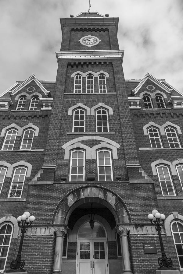 Ohio State University Photograph - University Hall OSU Looking Up  by John McGraw