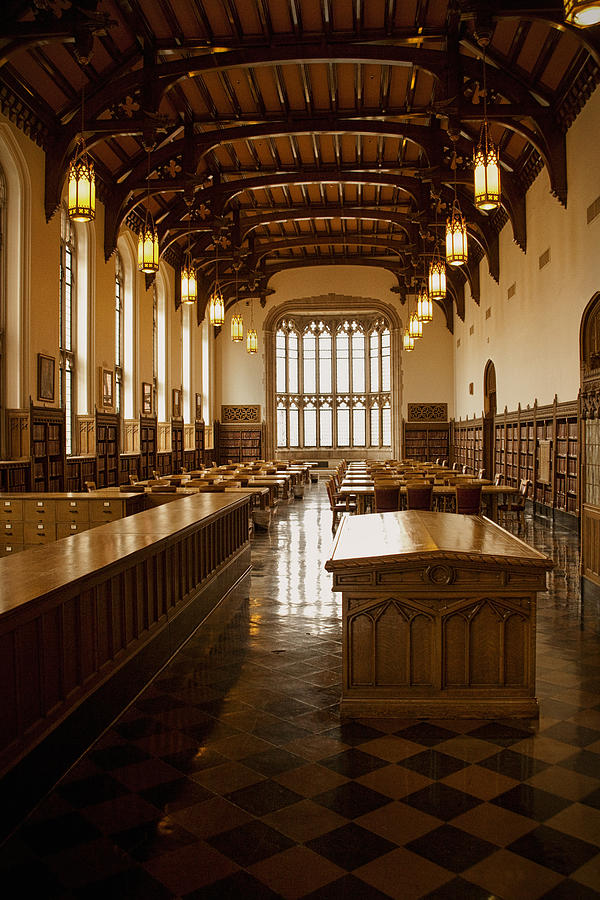 Harry Potter Photograph - University Library by Andrew Soundarajan