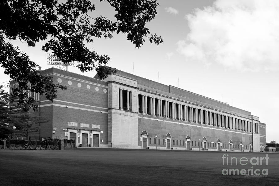 University Of Illinois Photograph - University of Illinois Memorial Stadium by University Icons
