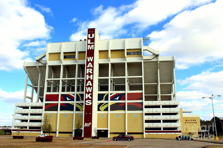 University of Louisiana At Monroe Malone Stadium Photograph by Kathy  White
