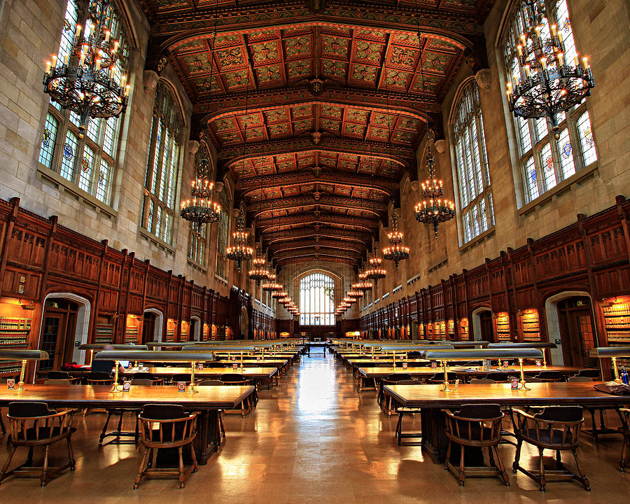 University of Michigan Law Library Photograph by Matt Russell