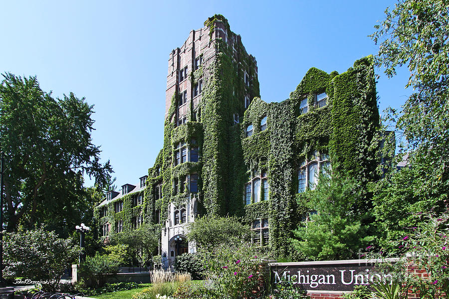 University of Michigan Union Photograph by University Icons