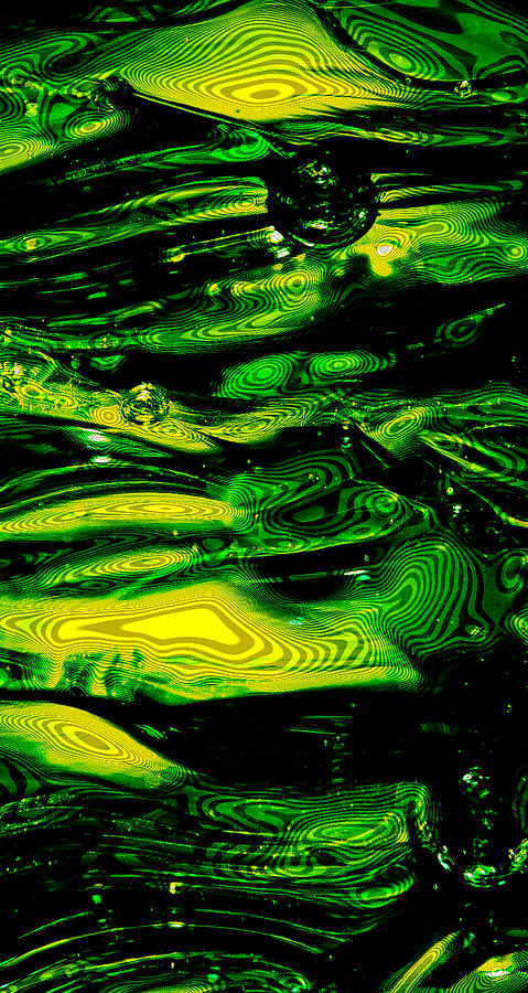 University of Oregon Ducks - Abstract Photograph by David Patterson