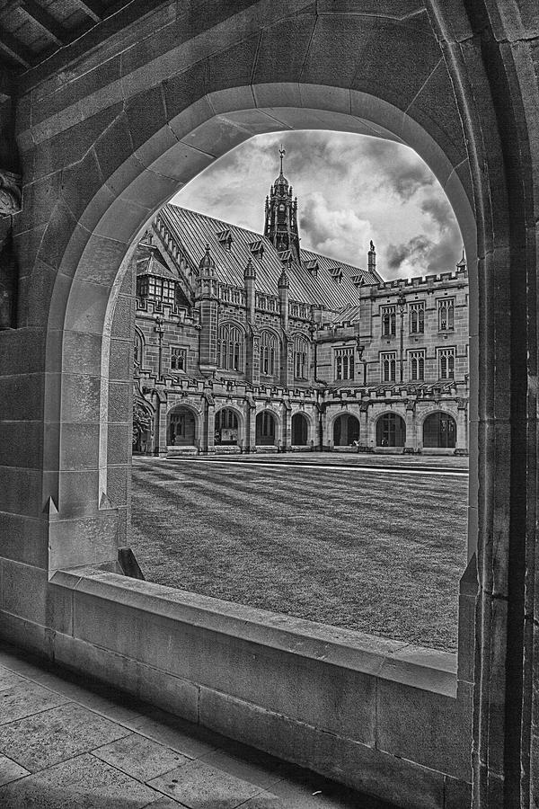 University of Sydney-Black and White V3 Photograph by Douglas Barnard