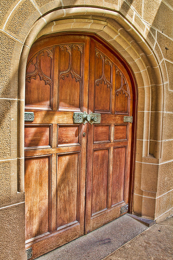 University of Sydney Doors Photograph by Douglas Barnard