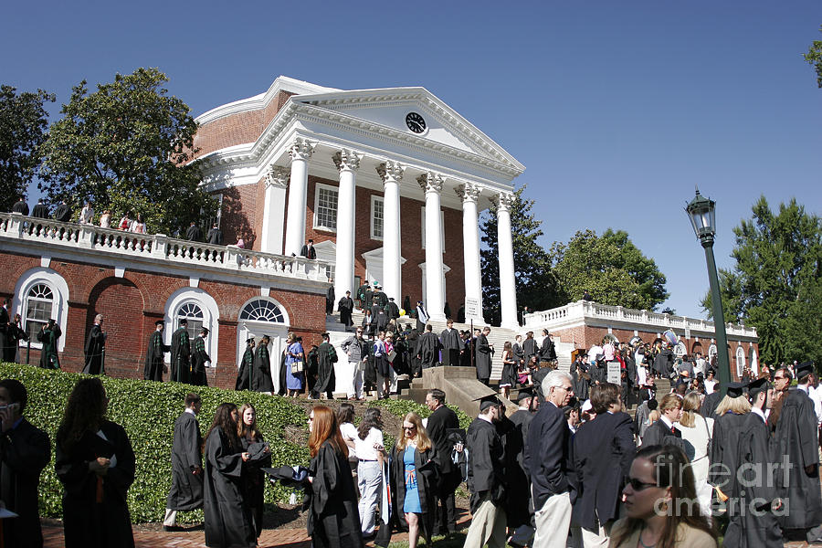 University of Virginia Rotunda Graduation Photograph by Jason O Watson