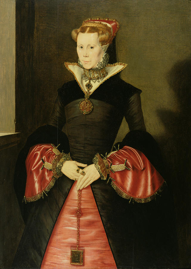 Unknown Lady From The Court Of King Painting by Hans Eworth or Ewoutsz ...