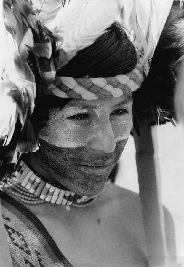 Unknown tribe Pow Wow Days parade Flagstaff Arizona 1969 Photograph by David Lee Guss