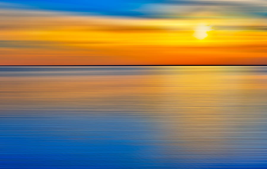 Unseen Sunset - a Tranquil Moments Landscape Photograph by Dan Carmichael