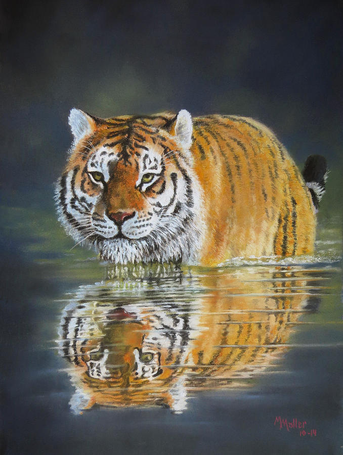 Unstill Waters Pastel by Marcus Moller