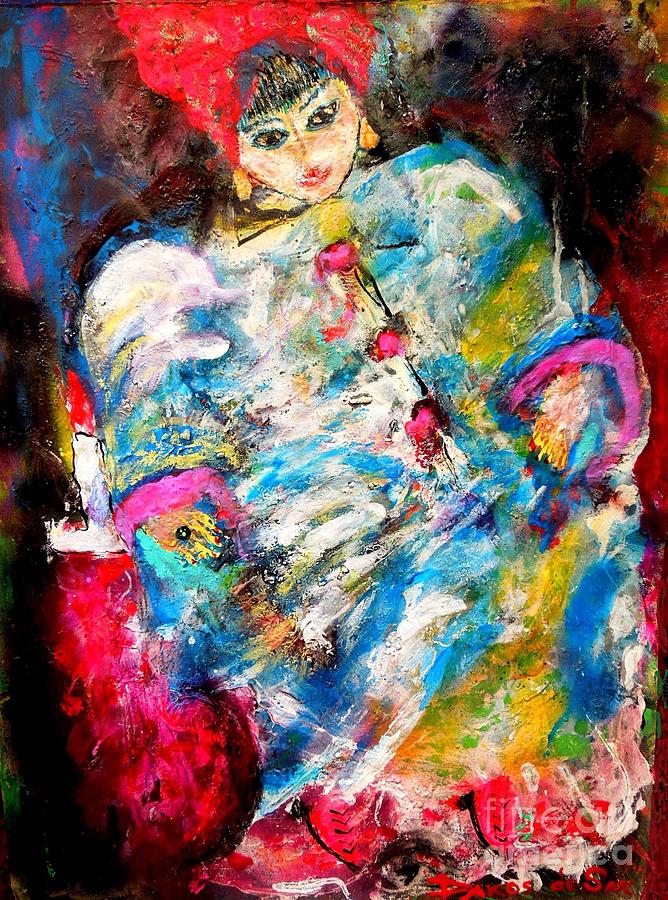 Impressionism Painting - Until the Fat Lady Sings by Dakos De Sax