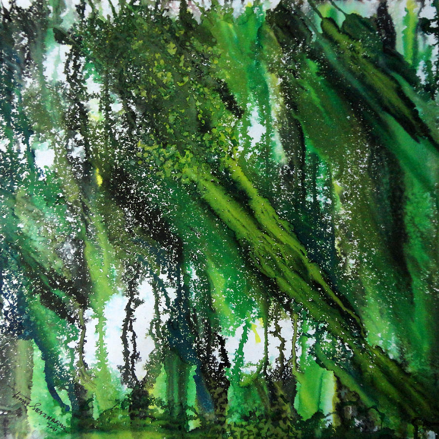 Forest of Dooars Painting by Tamal Sen Sharma