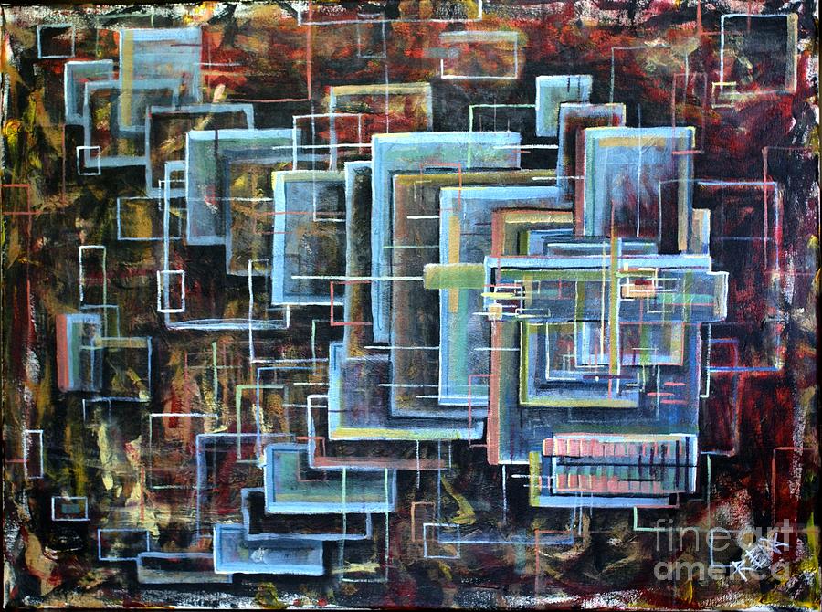 Untitled 4 Tomogram  Painting by Mark Blome