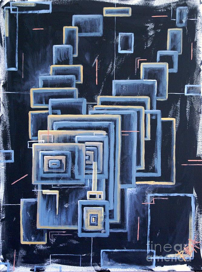Untitled 5 Tomogram  Painting by Mark Blome