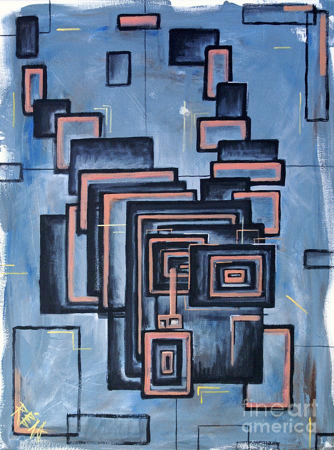 Untitled 6 Tomogram Painting by Mark Blome