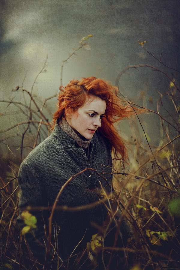 Red Hair Photograph - Untitled by Elena Galitskaya Red Hair Photograph - Untitled by Elena Galitskaya