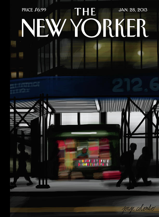 Newsstand Painting by Jorge Colombo