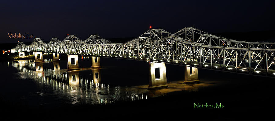 Bridge Photograph - Natchez Bridges by Leon Hollins III Bridge Photograph - Natchez Bridges by Leon Hollins III