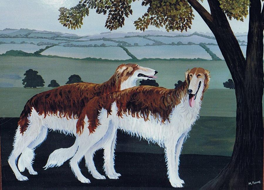 Borzoi Photograph - Untitled by Maggie Rowe Borzoi Photograph - Untitled by Maggie Rowe