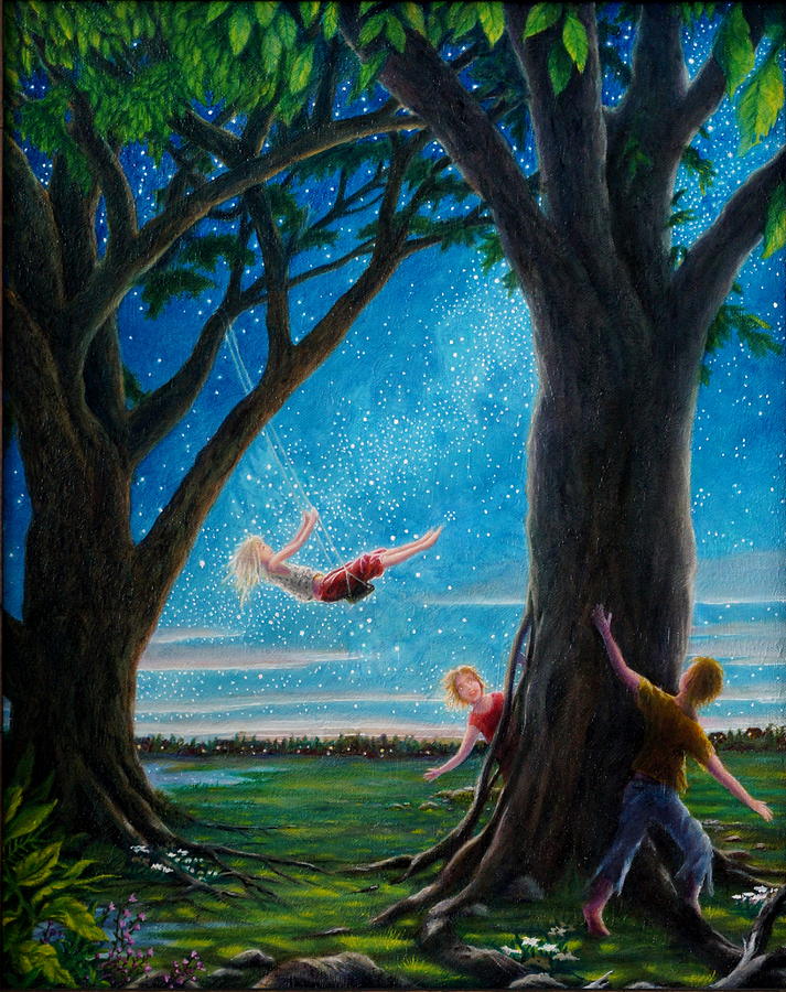Tree Painting - Innocence  by Matt Konar