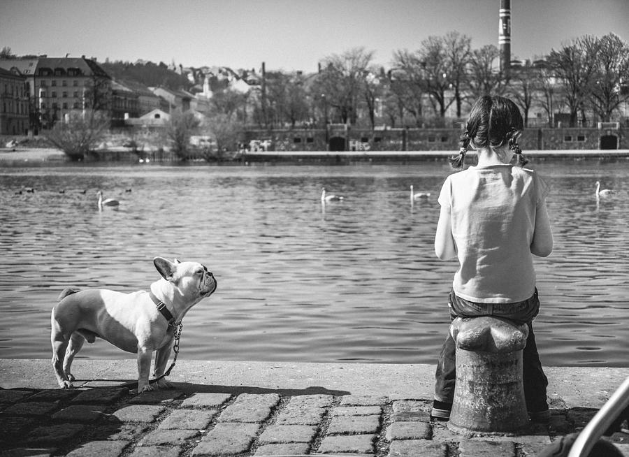 Black And White Photograph - Untitled - Prague by Cory Dewald