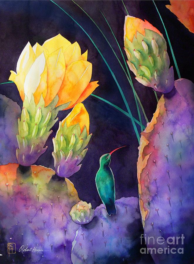 Hummingbird Painting - Untitled by Robert Hooper