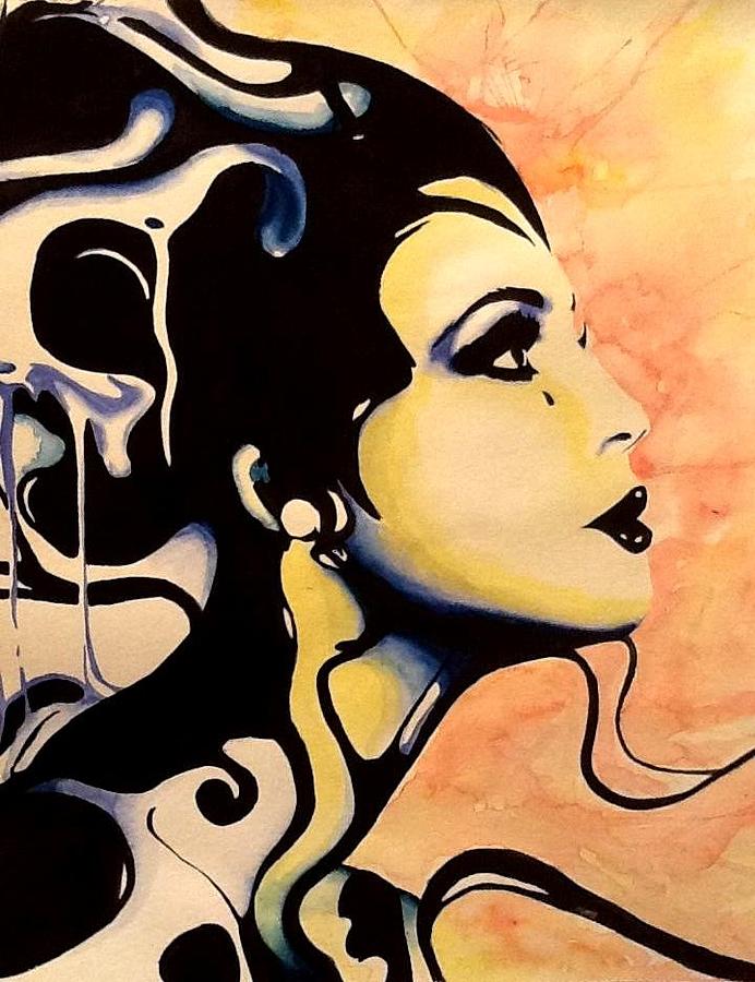 Untitled Painting by Sergio Hernandez Untitled Painting by Sergio Hernandez